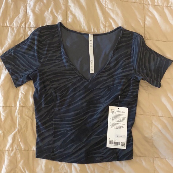 Lululemon Nulu Cropped Slim Yoga SS 6 NWT - Picture 1 of 6